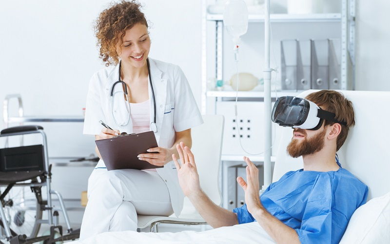 Realidad virtual para "evadir" del hospital
