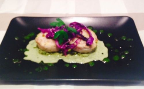 Recipe for hake medallions with broccoli puree
