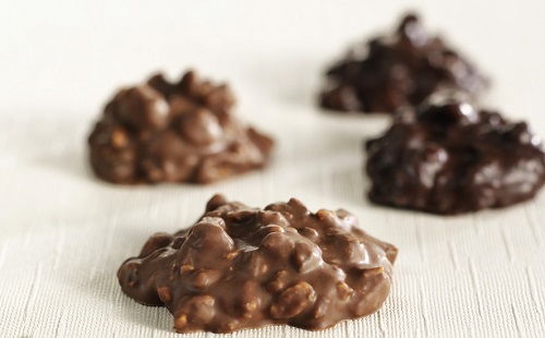 Receta de rocas de chocolate y cereales